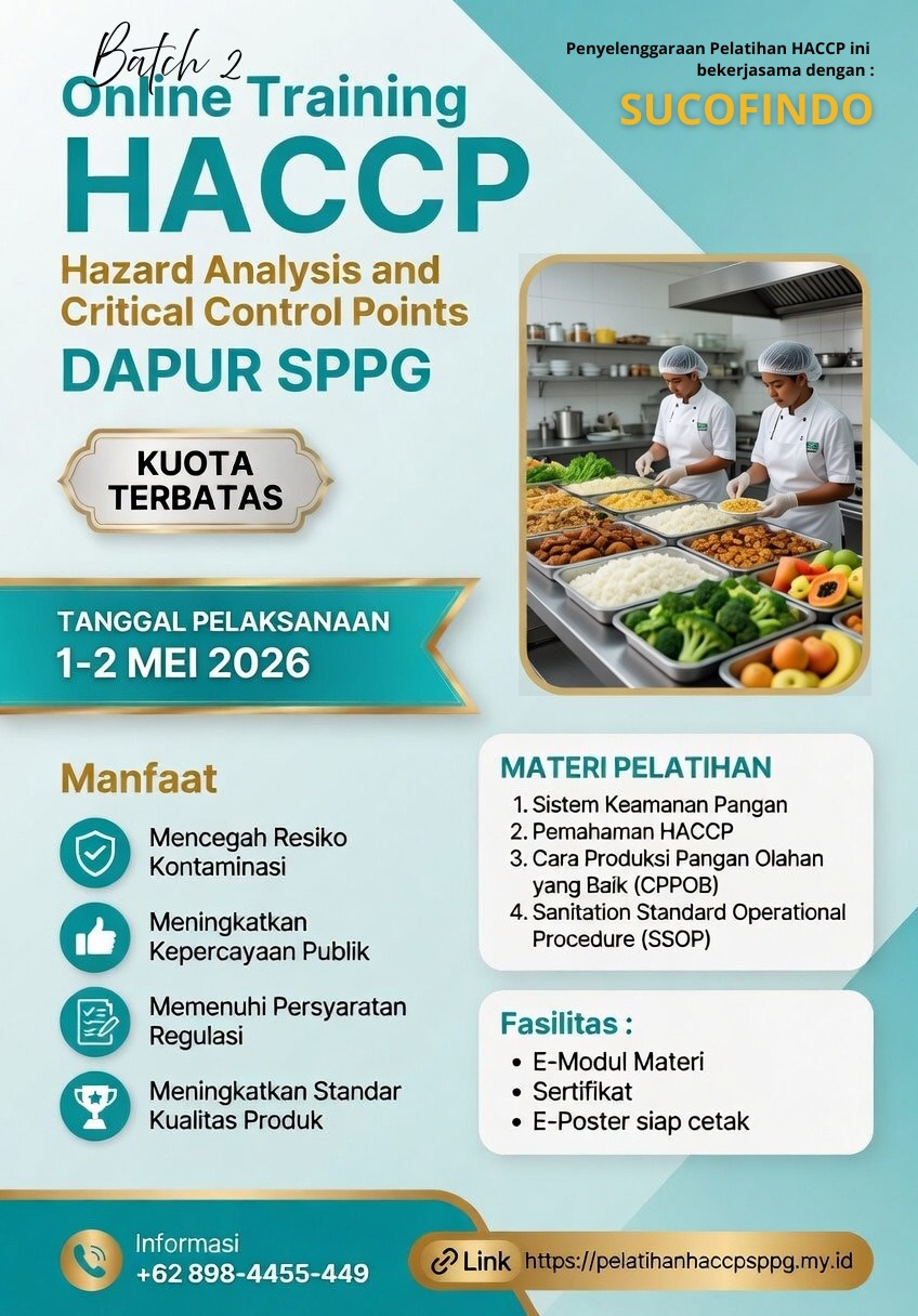 Flyer Pelatihan HACCP SPPG - 2